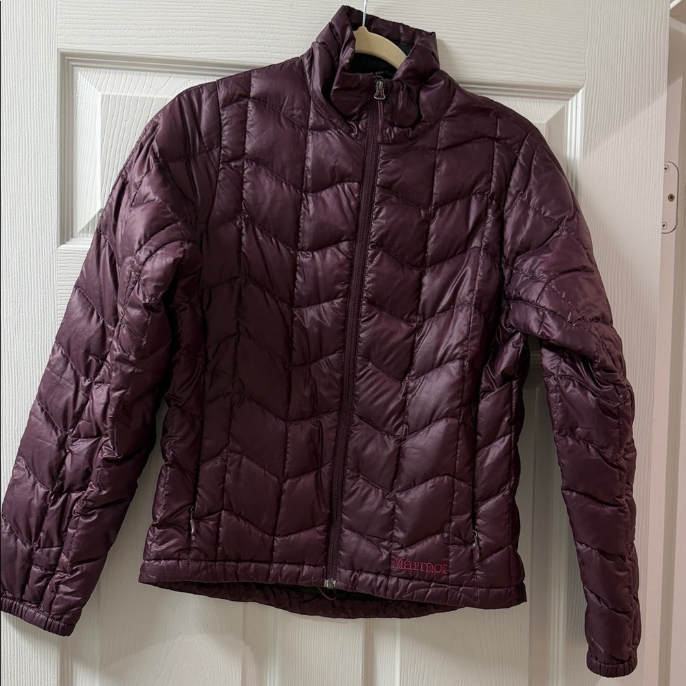 Marmot Women's Dark Purple Puffer Jacket size S/P